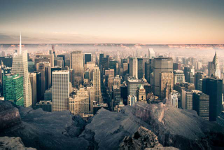 Illustration for article titled What Would Manhattan Look Like If It Were Inside the Grand Canyon?